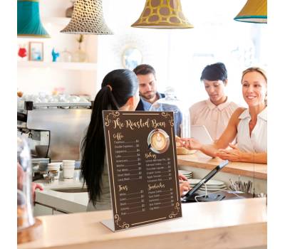 Portadepliant con base a L - A5 - 15 x 21 cm - Lebez - 80985 - 8007509096901 - DMwebShop - 1 Portadepliant con base a L - A5 - 15 x 21 cm - Lebez - 80985 - 8007509096901 - DMwebShop - 1