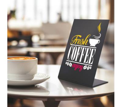 Set 3 lavagnette a L - nere - A5 - Securit - TBA-BL-A5 - 8718226499745 - DMwebShop - 1