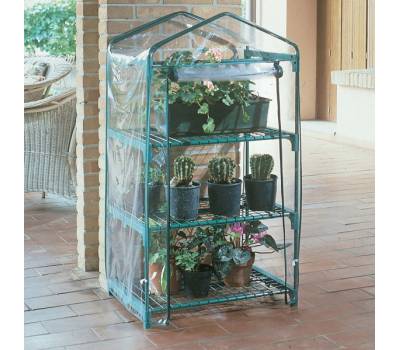 Serra Azalea - 3 ripiani - 70 x 50 x 125 cm - Verdemax - 2492 - 8015358024921 - DMwebShop - 2