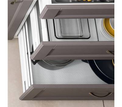 Tappetino per cassetti 50 x 150 cm POE trasparente - 7092 - 2