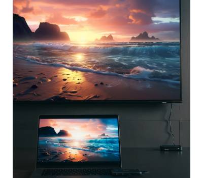 Share My Screen 1080p USB-C Wireless Display Adapter con Hub WDA-01 - Verbatim - 32146 - 23942321460 - DMwebShop - 2