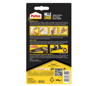 Colla Millechiodi forte e rapido - 100 gr - Pattex - 1947976 - 8004630886524 - DMwebShop - 1