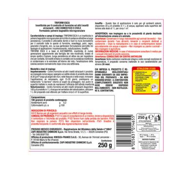 Insetticida microgranulare per formiche e insetti striscianti - in barattolo - 250 gr - Protemax - PROTE304 - 8005831014655 - DMwebShop - 1 Insetticida microgranulare per formiche e insetti striscianti - in barattolo - 250 gr - Protemax - PROTE304 - 8005831014655 - DMwebShop - 1