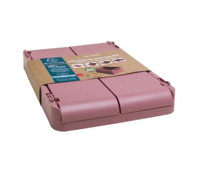 Scatola pieghevole The Smart Case mini Skandi 18,8 x 13,8 x 9,5 cm rosa antico - 9589 - 1