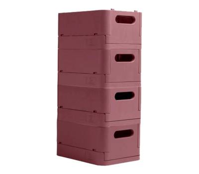 Scatola pieghevole The Smart Case midi Skandi - 27,6 x 18,8 x 12 cm - rosa antico - Exacompta - 27138D - 9002493271388 - DMwebShop - 3