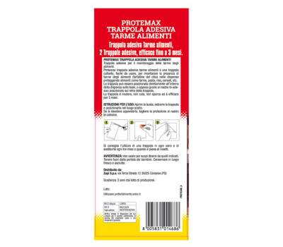 Trappola adesiva per tarme in alimenti - blister 2 pezzi - Protemax - PROTE348 - 8005831014686 - DMwebShop - 1 Trappola adesiva per tarme in alimenti - blister 2 pezzi - Protemax - PROTE348 - 8005831014686 - DMwebShop - 1