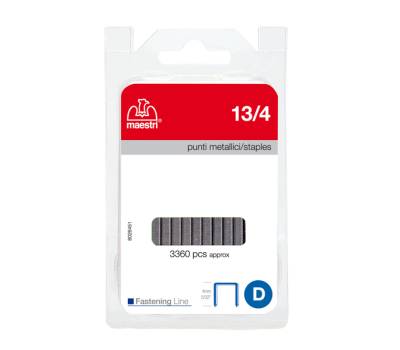 Punti zincati - 13/4 - 4 mm - metallo - conf. 3360 pezzi - Romeo Maestri - 1110501 - 8005231435029 - DMwebShop - 1