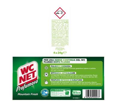 Tavoletta Profumoso Mountain Fresh - 4 gabbiette da 34 gr - Wc Net - M74833 - 8003650020277 - DMwebShop - 1 Tavoletta Profumoso Mountain Fresh - 4 gabbiette da 34 gr - Wc Net - M74833 - 8003650020277 - DMwebShop - 1