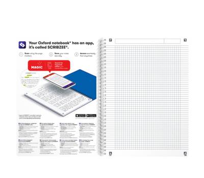 Quaderno spiralato micron Colors 5 mm con margine 210 x 297 mm 90 gr 90 fogli - 9338 - 1