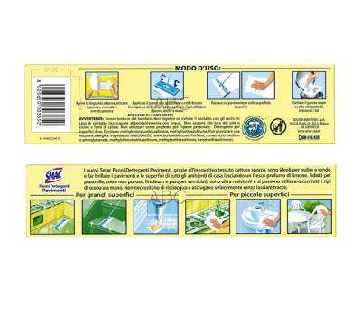 Panni System pavimenti e multiuso - limone - conf. 12 pezzi - Smac M74812 - M74815 - 8003650003850 - DMwebShop - 1