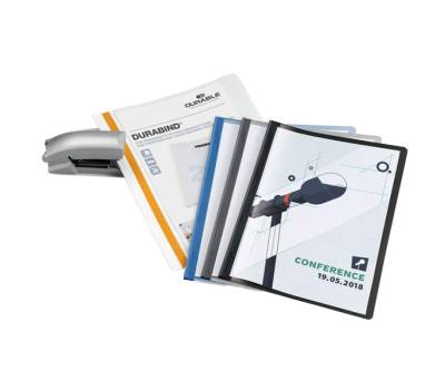 Cartellina per rilegatura Durabind - PVC - 21 x 29,7 cm - grigio - conf. 25 pezzi - Durable - 2250-10 - 4005546200323 - DMwebShop - 1