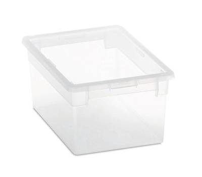 Contenitore multiuso Light Box M/2 - 19,5 x 28 x 13,2 cm - 6 lt - plastica - trasparente - Terry - 1001969 - 8005646019692 - DMwebShop - 1