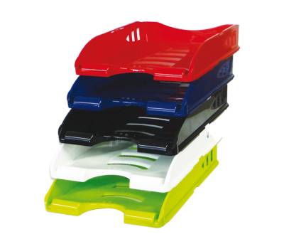 Vaschetta portacorrispondenza Sunrise - 33,5 x 25,4 x 7 cm - 23 x 32 cm - nero - Arda - 75510N - 8003438013859 - DMwebShop - 1