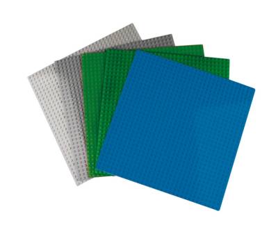 Base costruzioni Micro in ABS - 25 x 25 cm - colori assortiti - conf. 5 pezzi - Cwr - 12337 - 8004957123371 - DMwebShop - 1