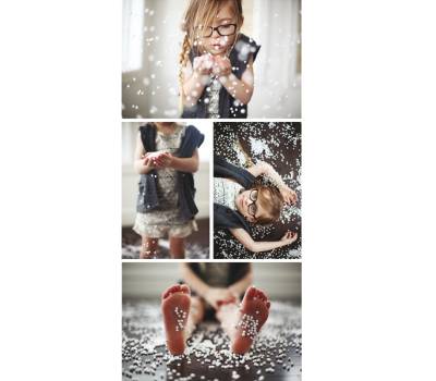 Palline di neve in polistirolo - barattolo 350 ml - Deco - 10958 - 8004957109580 - DMwebShop - 1