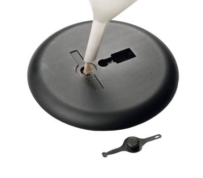 Espositore con cornice a scatto alluminio da pavimento A4 - 11914 - 3