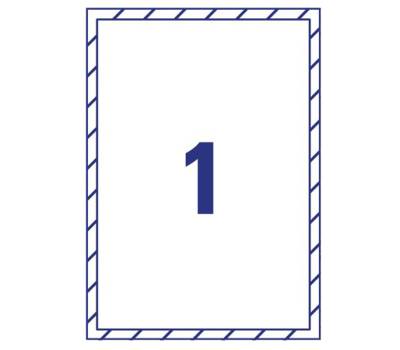 Etichette adesive per finestre - in carta - con pellicola - laser - rimovibili - 210 x 297 mm - 1et/fg - 10 fogli - bianco - Avery - L9001-10 - 4004182334904 - DMwebShop - 1