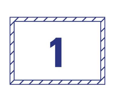 Etichette adesive per finestre in carta con pellicola laser rimovibili bianco - 11102 - 1