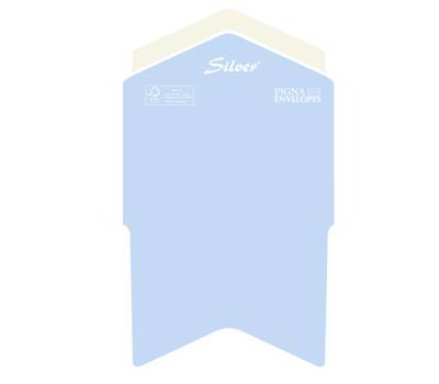 Busta Busta Silver FSC senza finestra gommata 11,4 x 16,2 cm 80 gr bianco - 12041 - 1