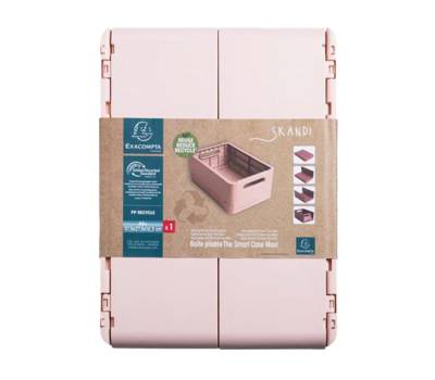 Scatola pieghevole The Smart Case maxi Skandi - 37,5 x 27,5 x 16,3 cm - nude - Exacompta - 27231D - 9002493272316 - DMwebShop - 1