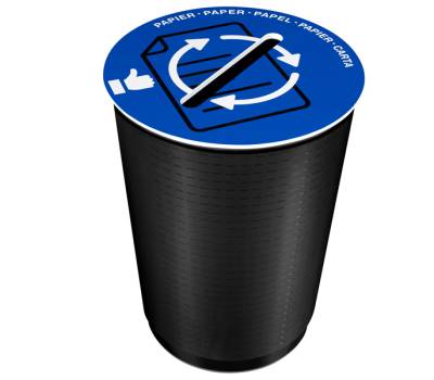 Coperchio raccolta carta per cestino 133R diametro 38 cm PVC blu Cep 1009340141 - 10006 - 1