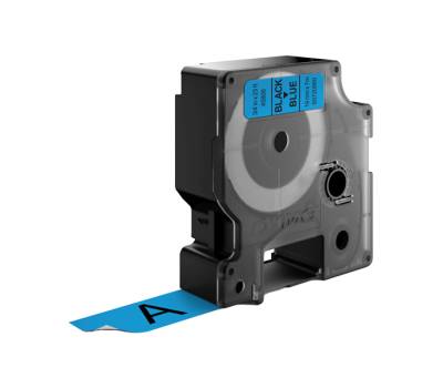 Nastro D1 standard 458060,19 mm x 7 mt PL nero blu - 10928 - 1