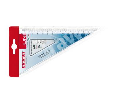 Squadra Uni 60 gradi 15 cm - 10866 - 1
