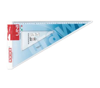 Squadra Uni 60 gradi 35 cm - 10038 - 1 Squadra Uni 60 gradi 35 cm - 10038 - 1