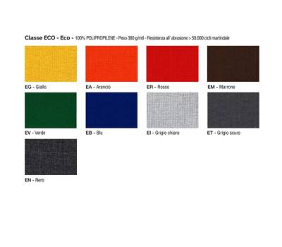 Sedia operativa Atlas A41B - senza braccioli - rosso - Unisit - A41B/ER - 8050043742315 - DMwebShop - 1