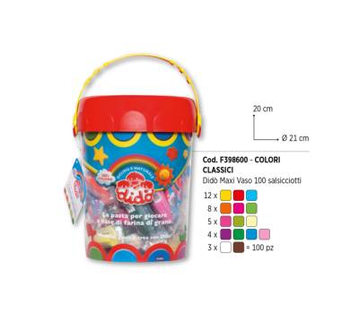 Vaso 100 salsicciotti da 50 gr - Dido - 398600 - 8000144398690 - DMwebShop - 1