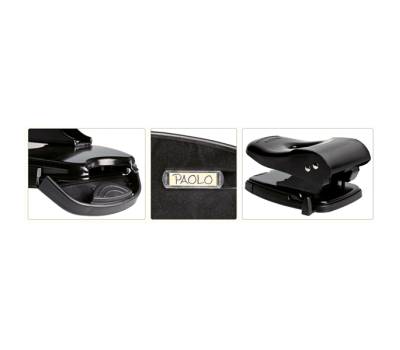Perforatore 860 - massimo 60 fogli - 2 fori - passo 8 cm - nero - Lebez - 860-N - 8007509014226 - DMwebShop - 1