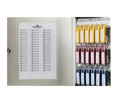 Cassetta portachiavi da parete Key Box - 30,2 x 11,8 x 28 cm - 54 posti - grigio - Durable - 1953-23 - 4005546103754 - DMwebShop - 1