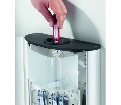 Cassetta portachiavi da parete Key Box Plus 30,2x40x11 - 8 cm 54 posti grigio - 10435 - 1