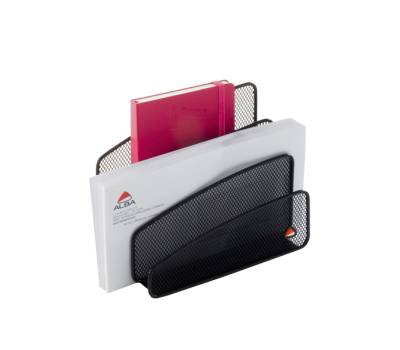 Sparticarte Mesh - rete metallica - 14,5 x 18 x 9 cm - nero - Alba - MESHLETTER/N - 3129710008940 - DMwebShop - 1