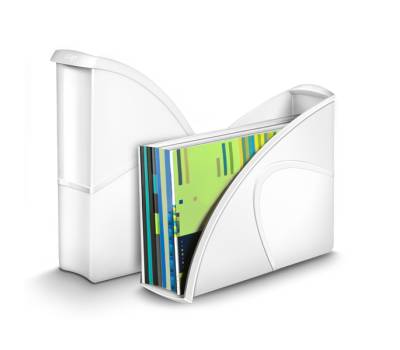 PortarivistePro Gloss - 26,5 x 31 cm - dorso 8 cm - bianco artico - Cep - 1006740021 - 3462156740020 - DMwebShop - 1