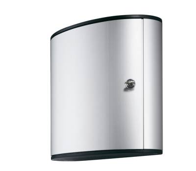 Cassetta portachiavi da parete Key Box 30,2x11-8x28 cm 18 posti grigio - 10438 - 1