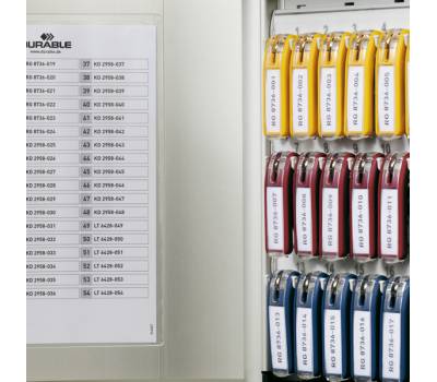 Cassetta portachiavi da parete Key Box 30,2x11-8x28 cm 18 posti grigio - 10438 - 2