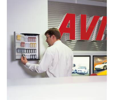 Cassetta portachiavi da parete Key Box 30,2x11 - 8x40 cm 72 posti grigio - 10439 - 3