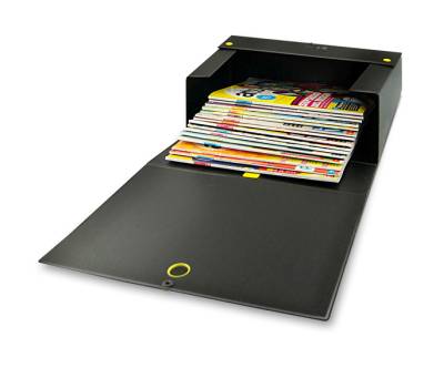 Scatola archivio Big Next dorso 12 cm 25 x 35 cm nero verde - 10726 - 2