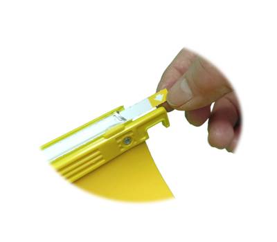 Cartella sospesa Joker cassetto interasse 39 cm fondo U 37 x 25 cm giallo - 12402 - 3