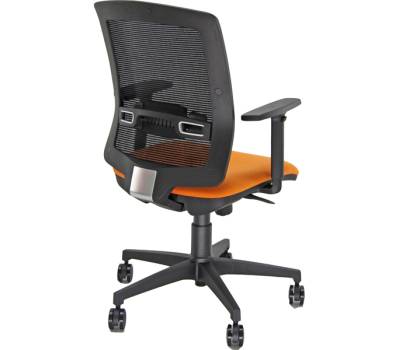 Poltrona semidirezionale Molly MLA con braccioli regolabili rosso - 10046 - 1