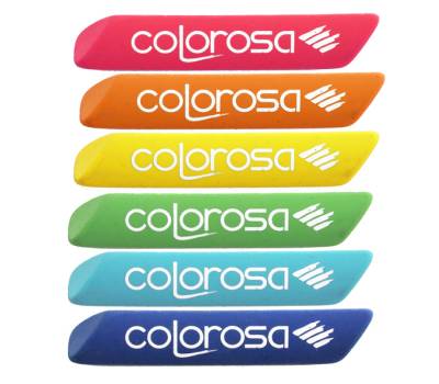 Gomma soft touch - 8 cm - colori assortiti - expo 48 pezzi - Colorosa - 360100 - 8004428045447 - DMwebShop - 1
