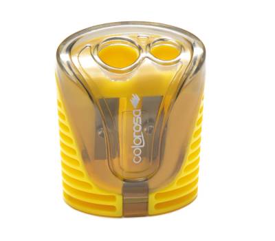 Temperamatite - a 2 fori - colori assortiti - expo 18 pezzi - Colorosa - 360280 - 8004428049407 - DMwebShop - 2