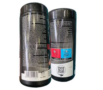 Salviette umidificate Sendy Wipes in tubo 17 x 20 cm - 12073 - 1