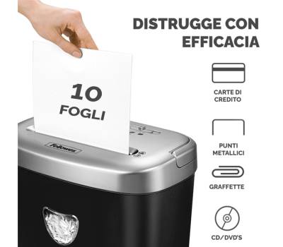 Distruggidocumenti 53C - a frammenti - Fellowes - 4653101 - 43859646906 - DMwebShop - 2