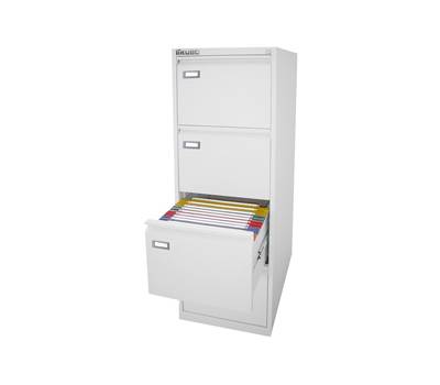 Classificatore Kubo - per cartelle sospese - 4 cassetti - 46 x 62 x 132 cm - bianco - Bertesi - 4304 - DMwebShop