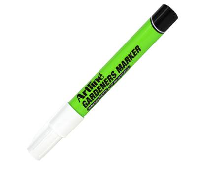 Marcatore permanente per giardinaggio punta tonda 2,3 mm bianco - 14113 - 2