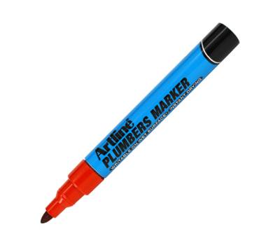 Marcatore permanente per elettricisti punta tonda 1,5 mm rosso - 14116 - 1