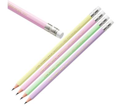 Matita Evolution Pastel gradazione HB con gommino colori assortiti - 14629 - 1