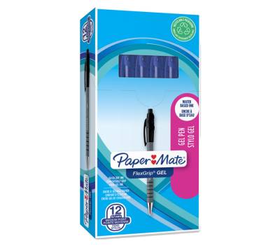 Penna a sfera a scatto Flexgrip Gel punta 0,7 mm blu - 14324 - 1 Penna a sfera a scatto Flexgrip Gel punta 0,7 mm blu - 14324 - 1